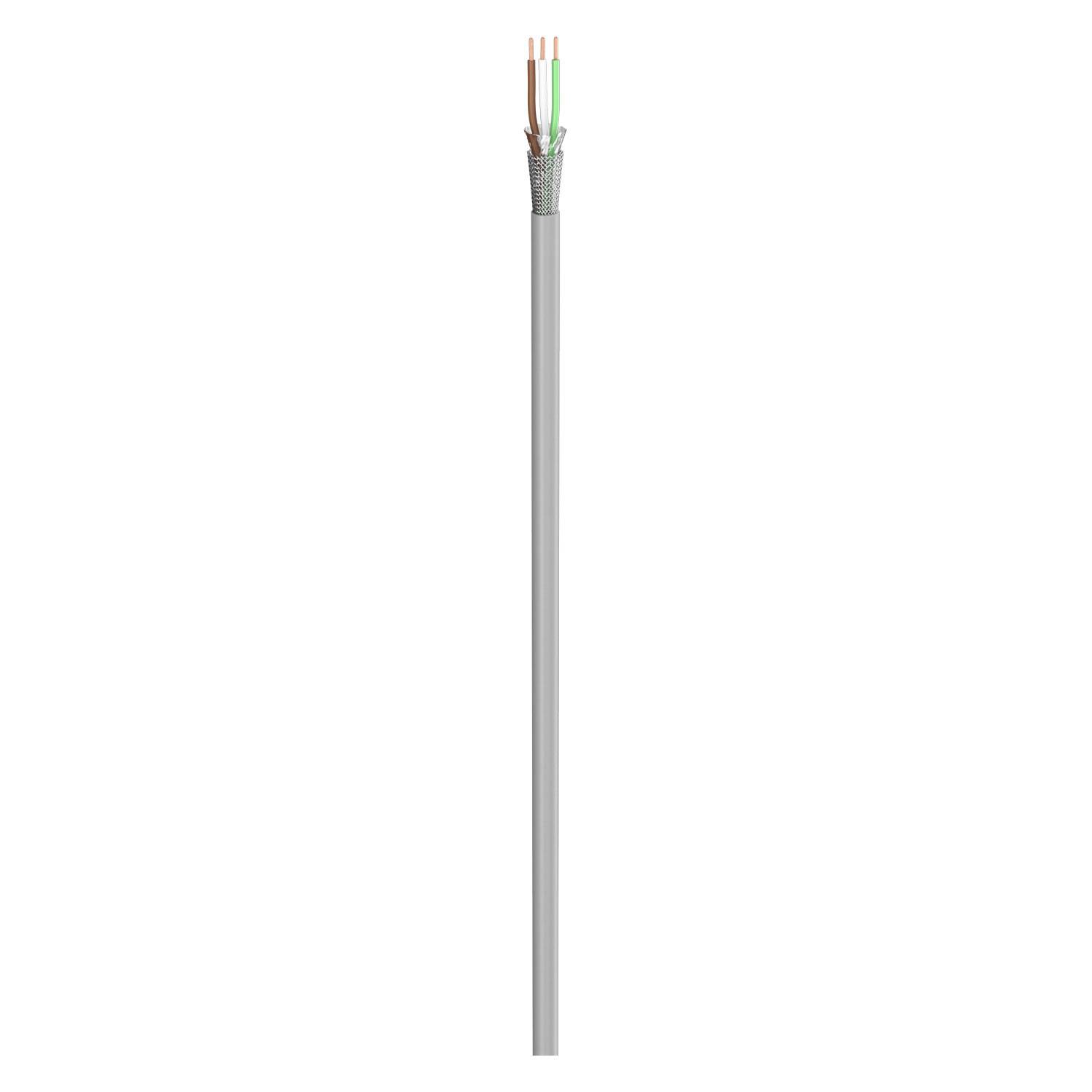 Steuerleitung SC-Control Flex; 3 x0.25 mm²; PVC, flammwidrig, Ø 4,40 mm; grau; Eca