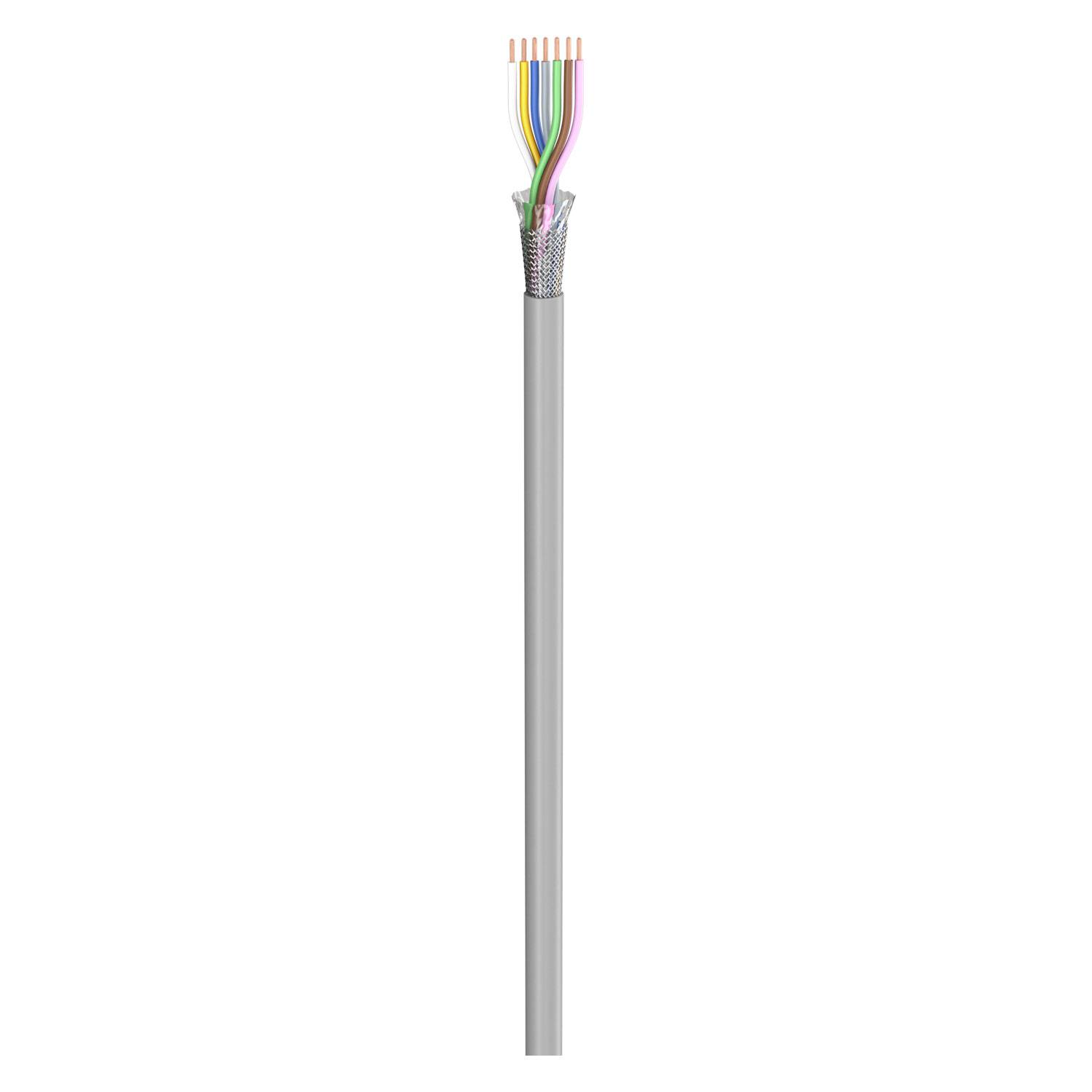 Steuerleitung SC-Control Flex; 7 x0.25 mm²; PVC, flammwidrig, Ø 5,70 mm; grau; Eca