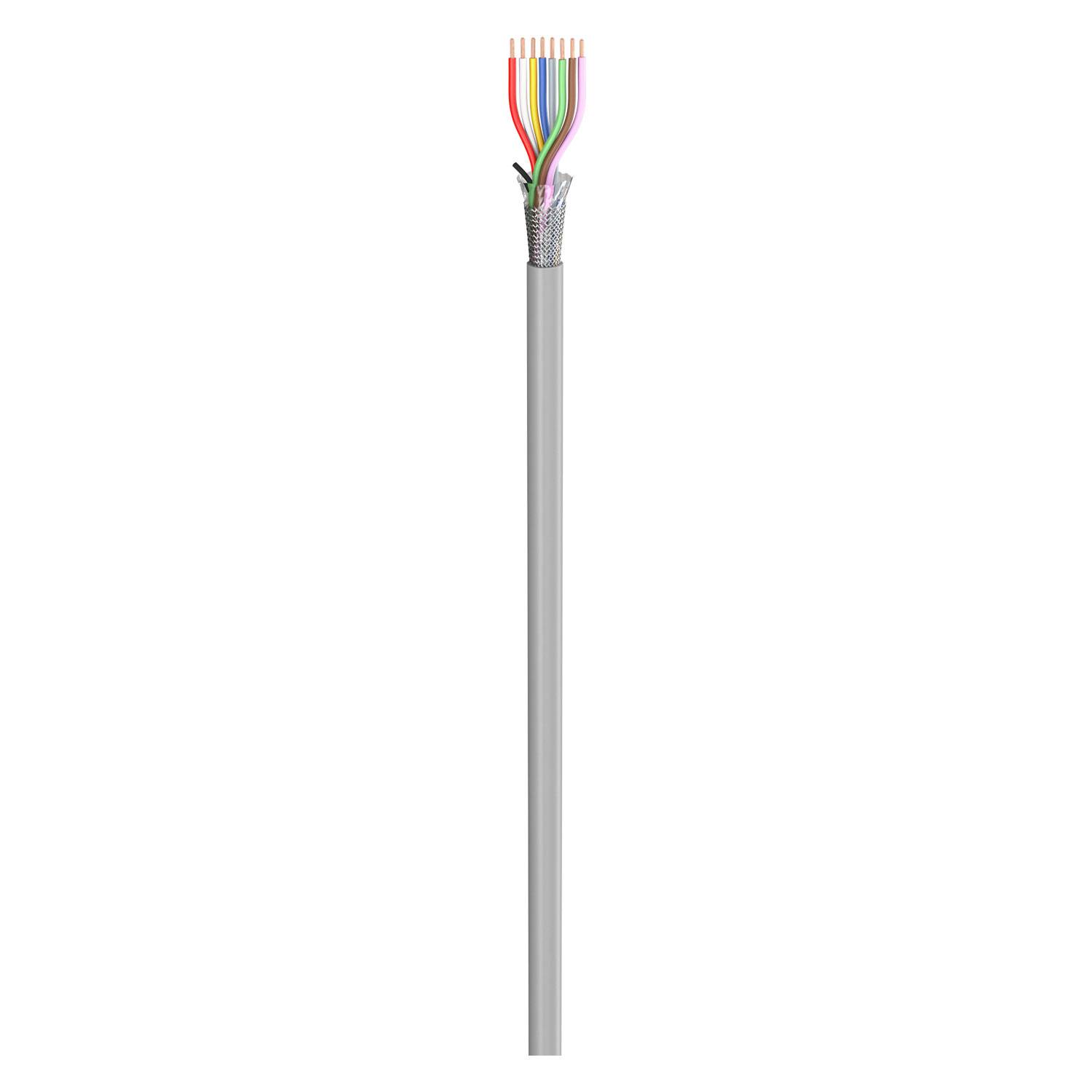 Steuerleitung SC-Control Flex; 8 x0.25 mm²; PVC, flammwidrig, Ø 6,30 mm; grau; Eca