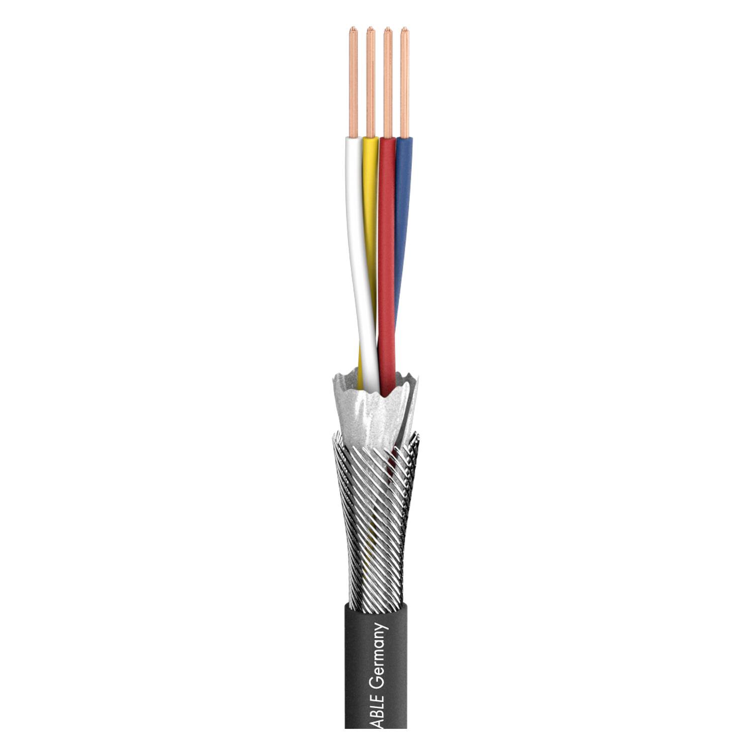 DMX SC-Semicolon 4 AES/EBU; 4 x 0.14 mm²; PVC Ø 5,20 mm; schwarz