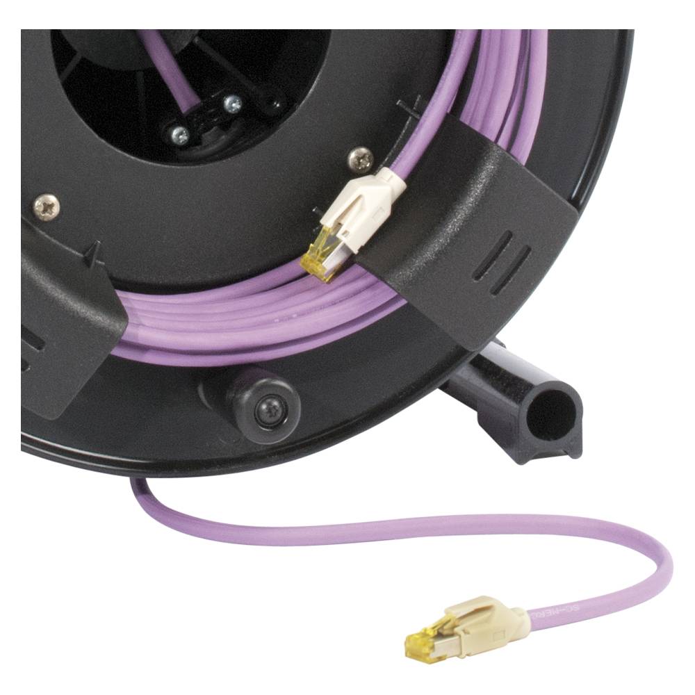 Netzwerkkabel SC-Mercator CAT.7 PUR, 8 x 0,14 mm² | RJ45 / RJ45, HIROSE auf Kabeltrommel