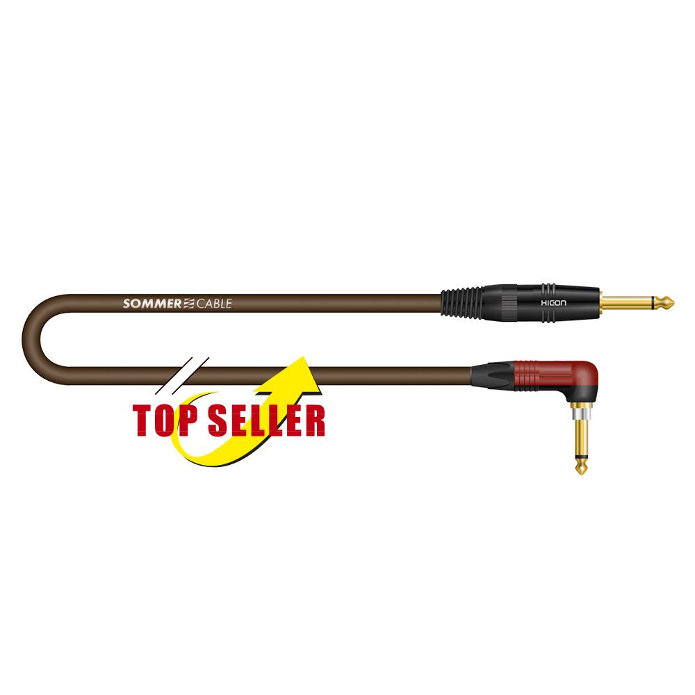 Instrumentenkabel SC-Spirit XXL, 1 x 0,75 mm² | Klinke / Klinke 90°, HICON