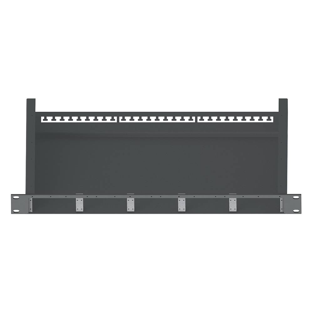 19" Panel für 5 x SYFB21/SYCFB21-Bleche, 1 HE; Tiefe: 230 mm