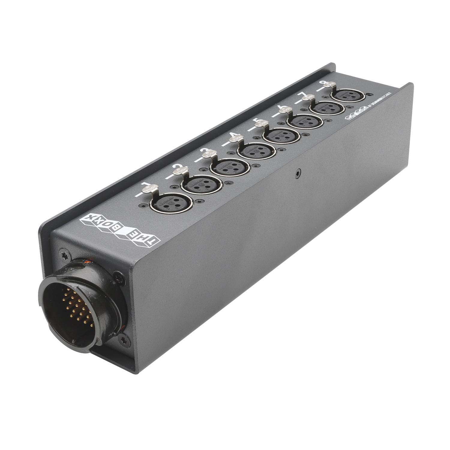 THE BOXX compact -> Rund-LK-Verbinder ; Tiefe: 92 mm; getrennte Masseführung