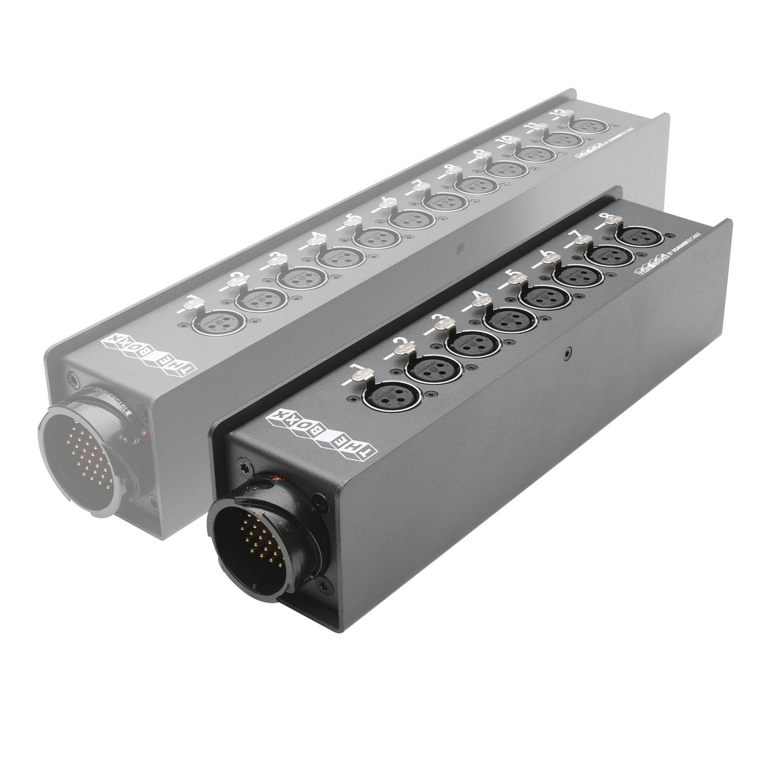 THE BOXX compact -> Rund-LK-Verbinder ; Tiefe: 92 mm; getrennte Masseführung