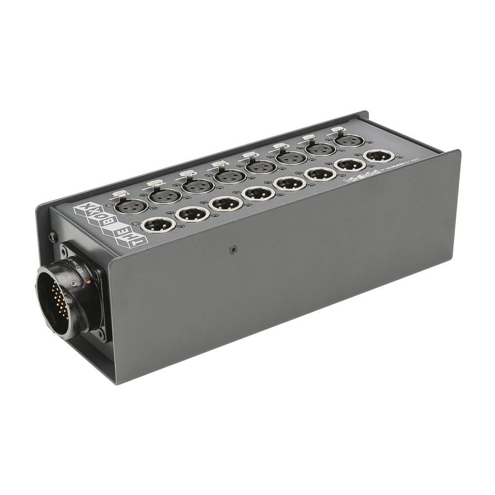 THE BOXX compact -> Rund-LK-Verbinder ; Tiefe: 92 mm; getrennte Masseführung