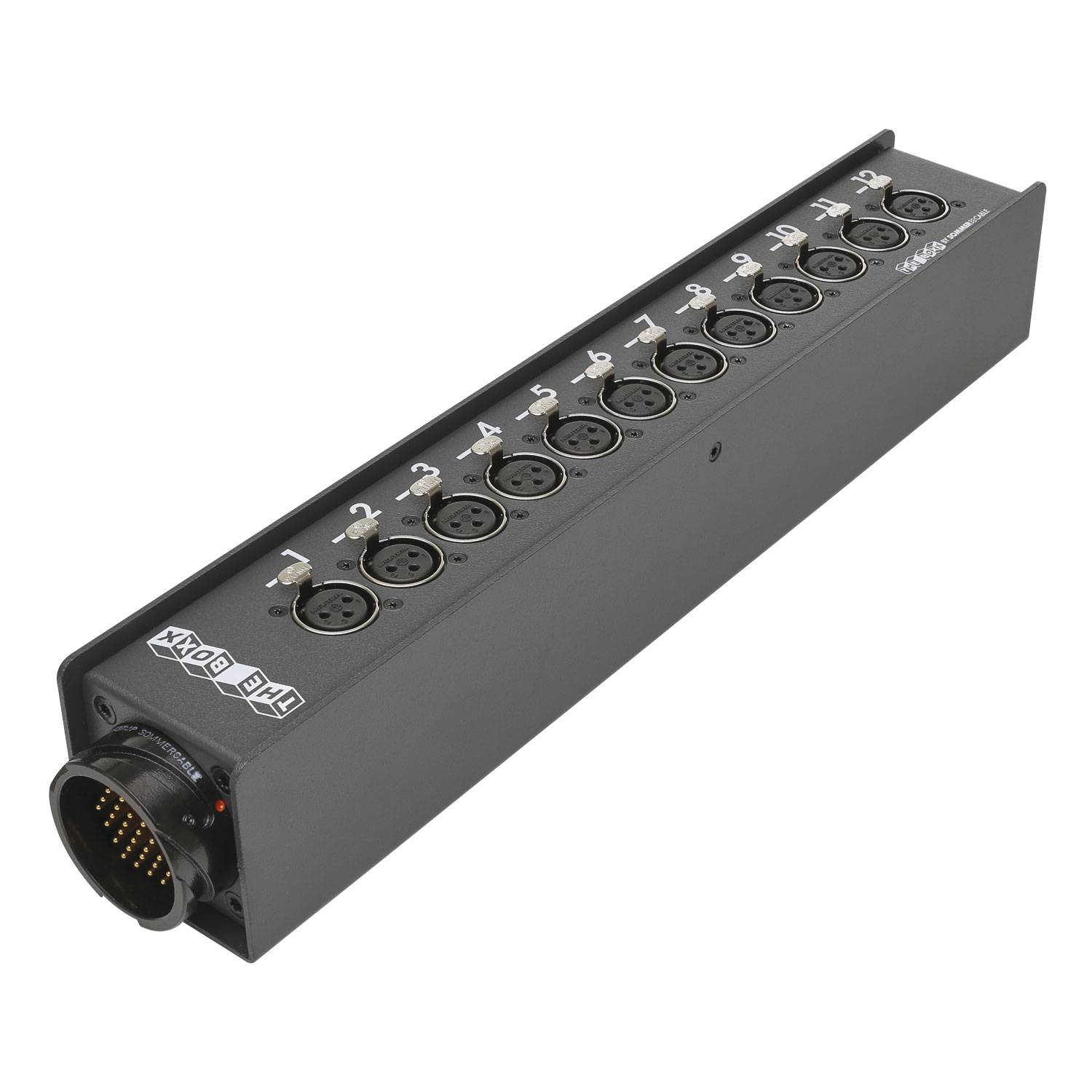 THE BOXX compact -> Rund-LK-Verbinder ; Tiefe: 92 mm; getrennte Masseführung