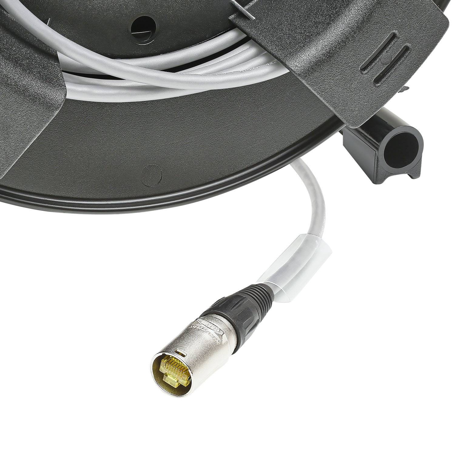 Netzwerkkabel SC-Mercator CAT.7 PUR, 8 x 0,14 mm² | RJ45 / RJ45, NEUTRIK® auf Kabeltrommel mit KOMB-RM
