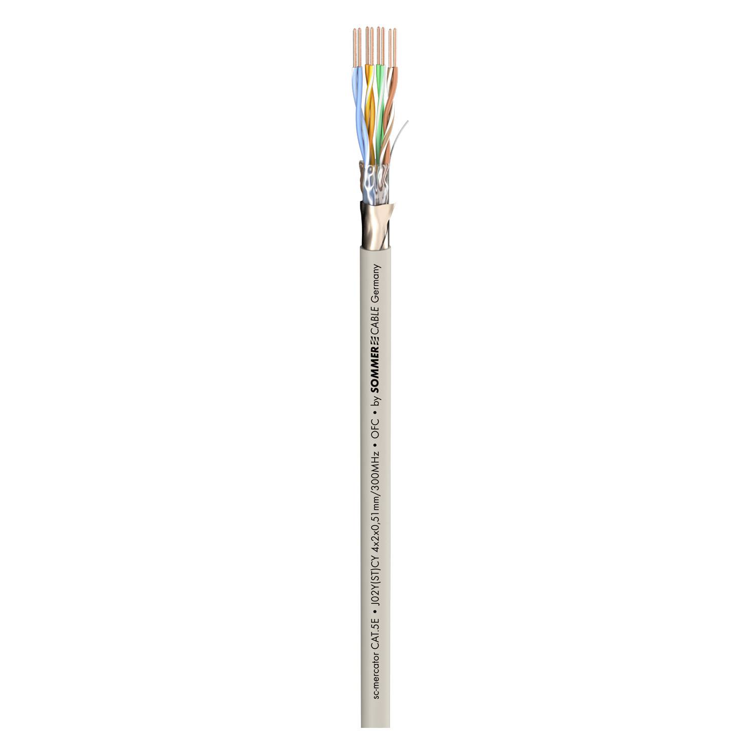 Cat.5e SC-Mercator CAT.5e; PVC; grau, Ø 5,80 mm