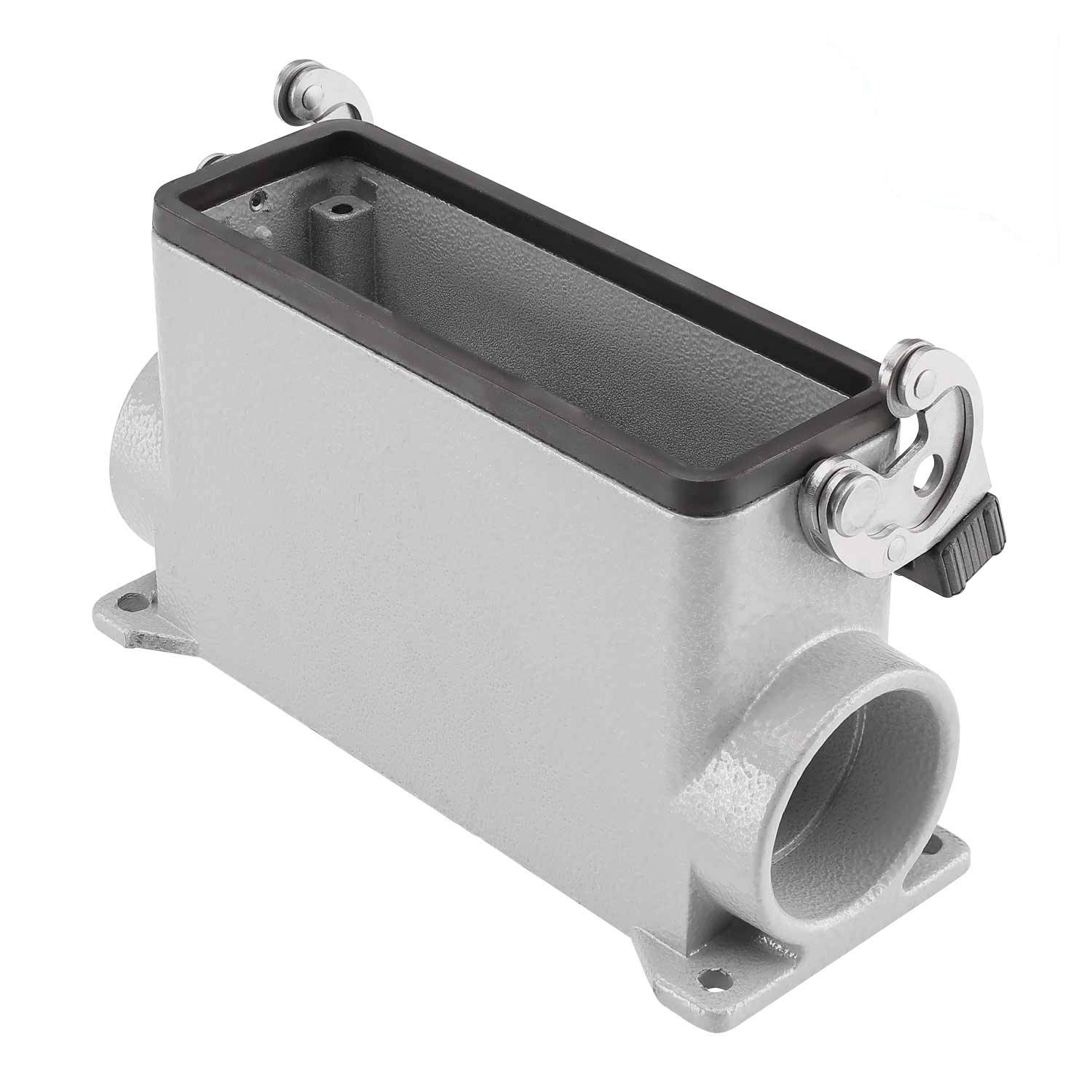 ILME Rechteck-MP 24, Metall-, Aufbaugehäuse hoch, 1 Bügel, grau