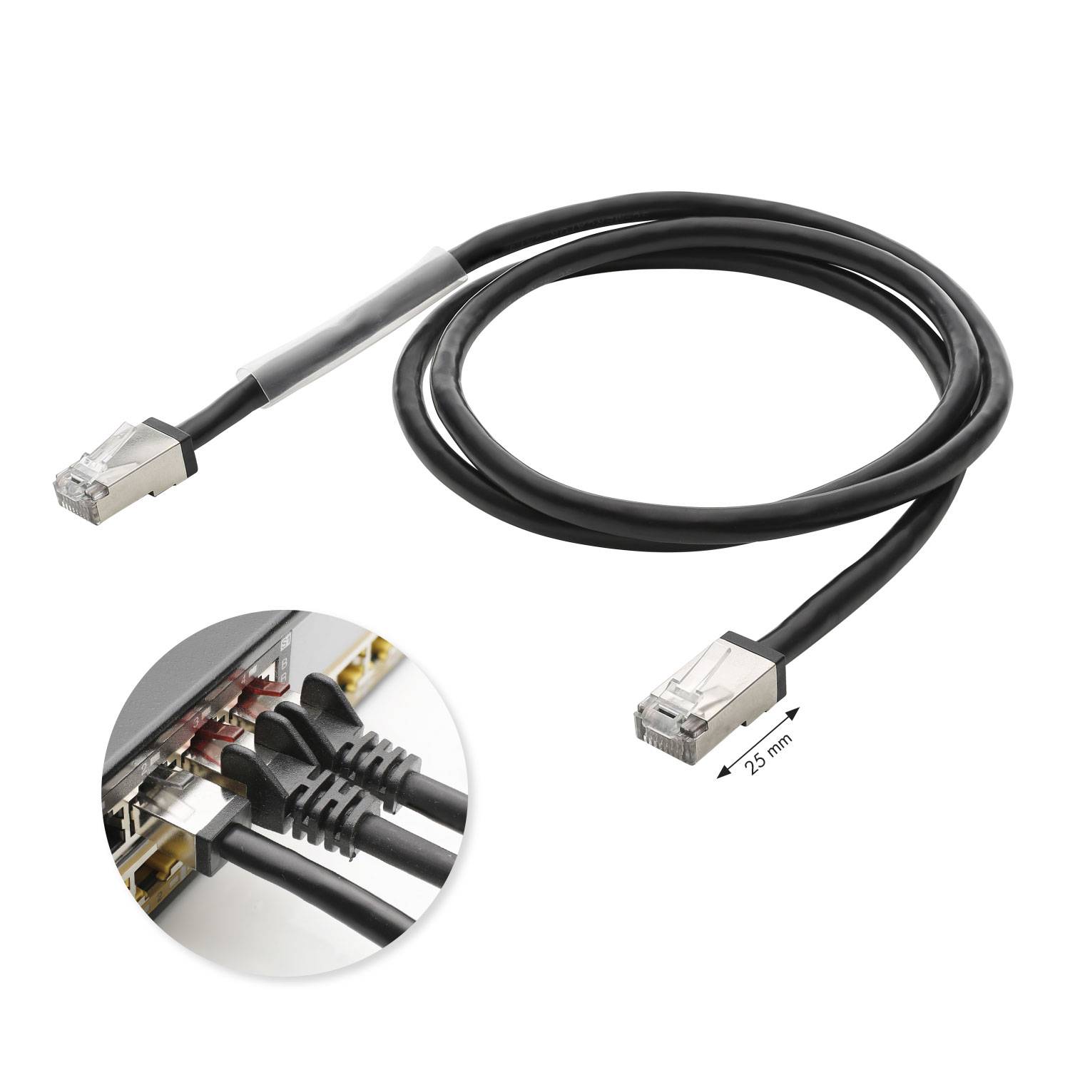 Cat.6a Patchkabel S/FTP HIGHFLEX RJ45 RJ45, 500MHz