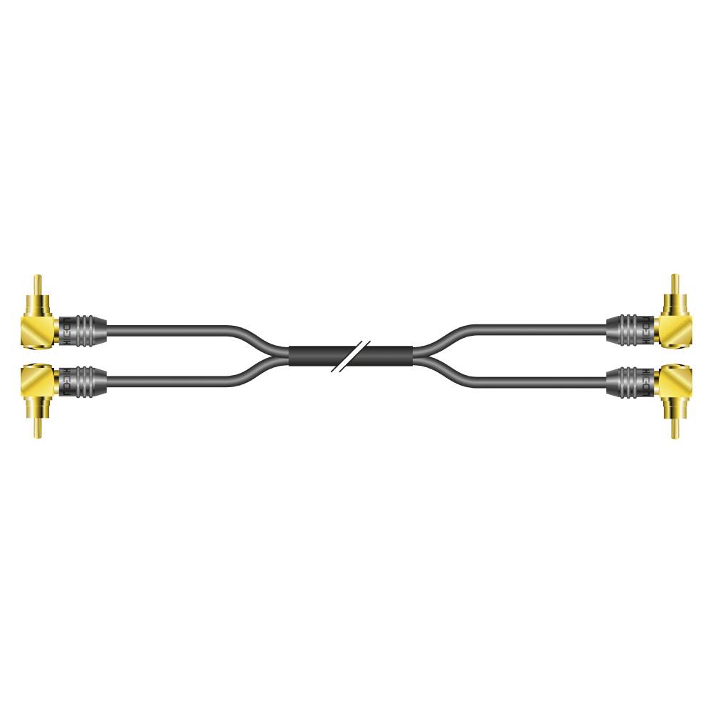 RCA-Cinch-Patchkabel, unsymmetrisch SC-Quantum Highflex, 2 x 0,14 mm² | RCA-Cinch / RCA-Cinch, HICON