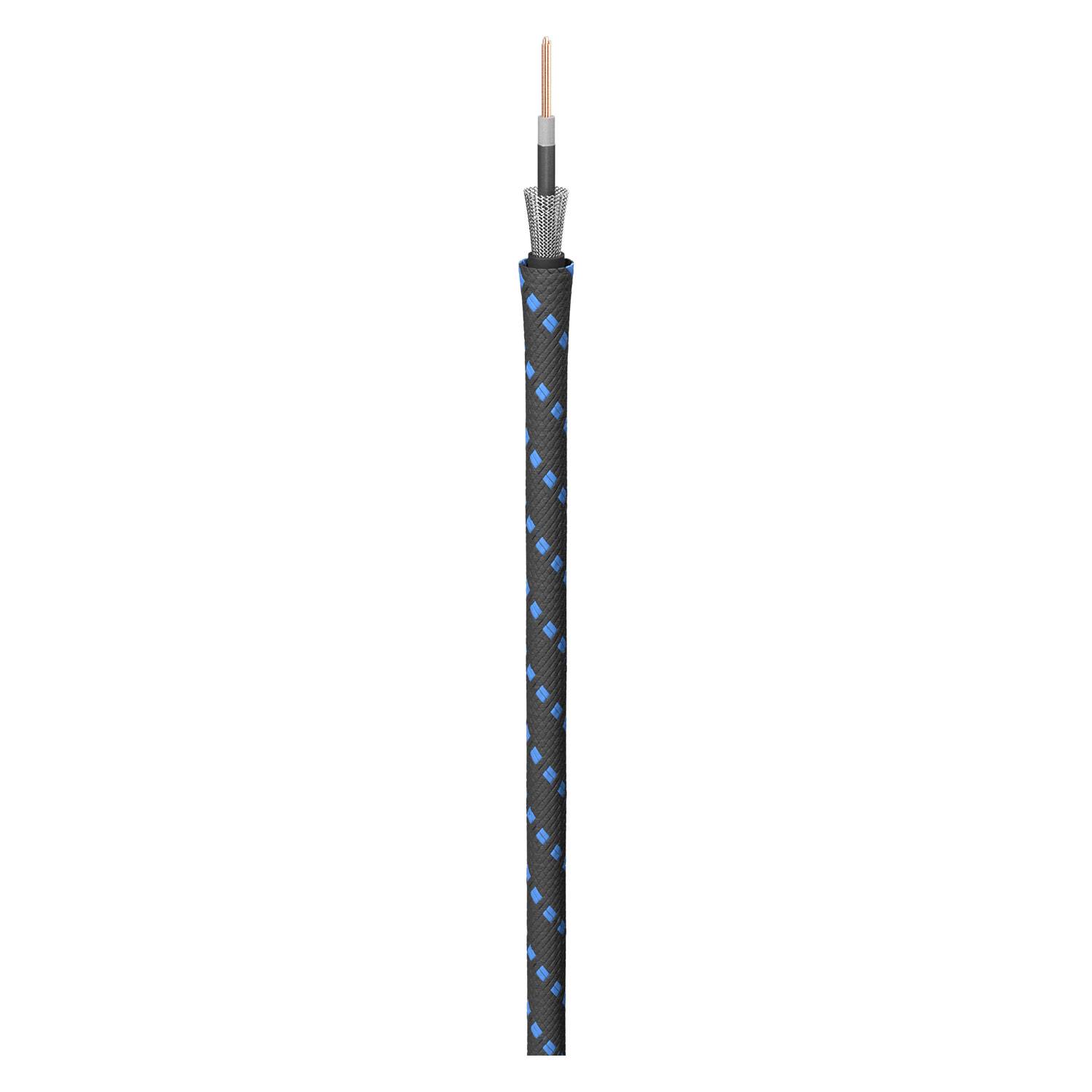 Instrumentenkabel SC-Classique; 1 x 0,50 mm²; PVC + Gewebe Ø 6,50 mm; schwarz