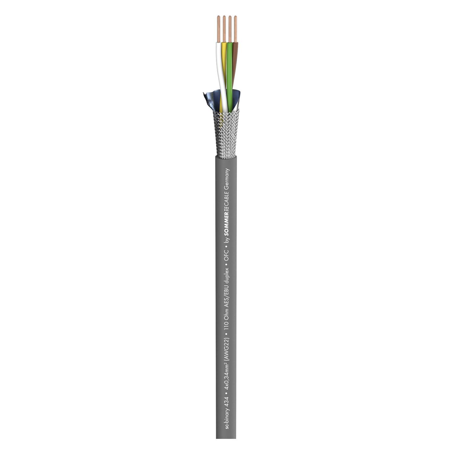 DMX Binary 434 DMX512; 4 x 0,34 mm²; PVC Ø 7,00 mm; grau