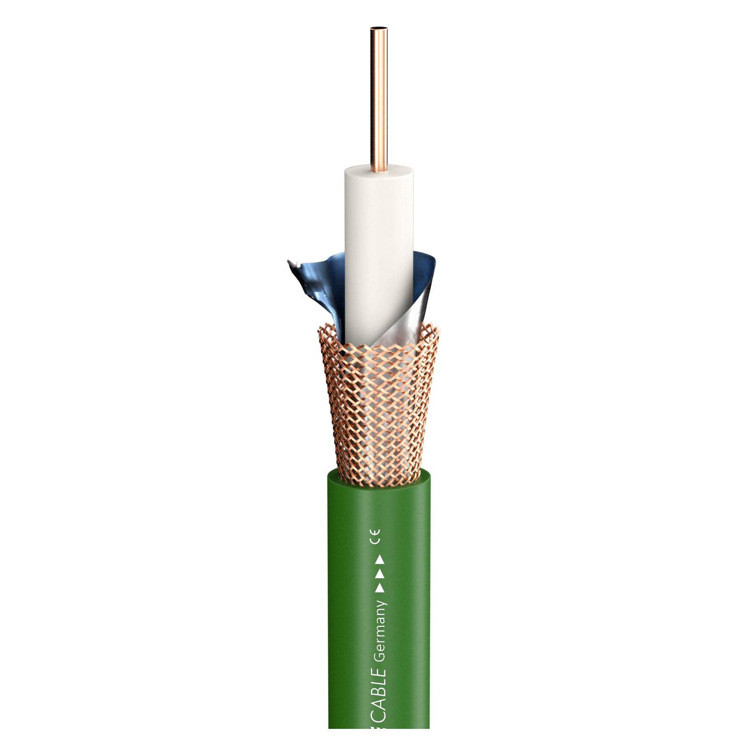 Videokabel (RG11/U) SC- Vector Plus RCB RG11/U; 1 x 1,63; PE Ø 10,10 mm; 75 Ω; schwarz