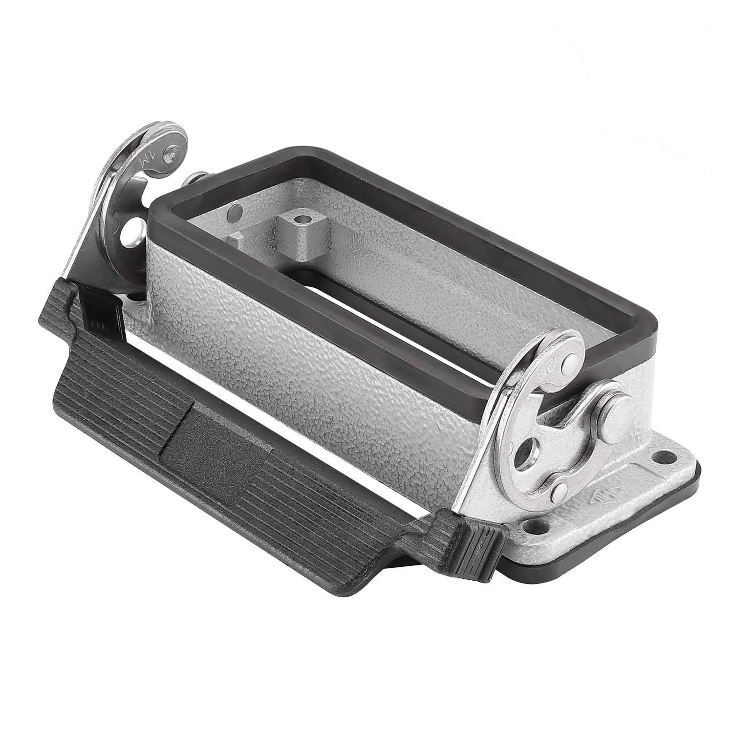 ILME Rechteck-MP 16, Metall-, Aufbaugehäuse flach, 1 Bügel, grau