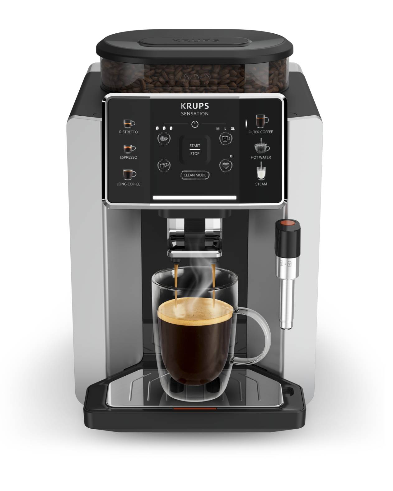 Krups Sensation EA910E - Espressomaschine - Espresso-Automat - 15 Bar