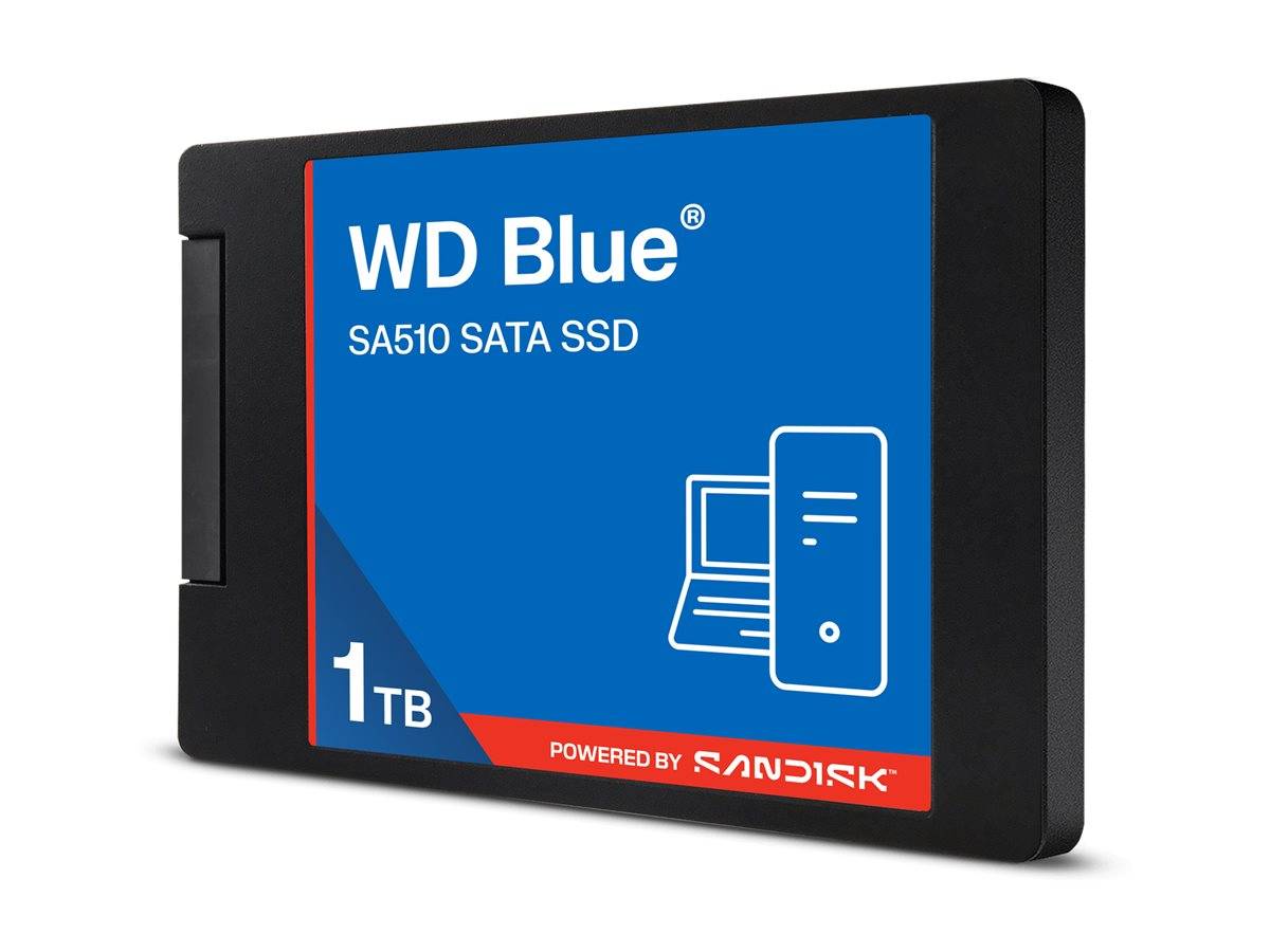 SanDisk WD Blue SA510 - SSD - 1 TB - intern - 2.5" (6.4 cm)SATA 6Gb/s