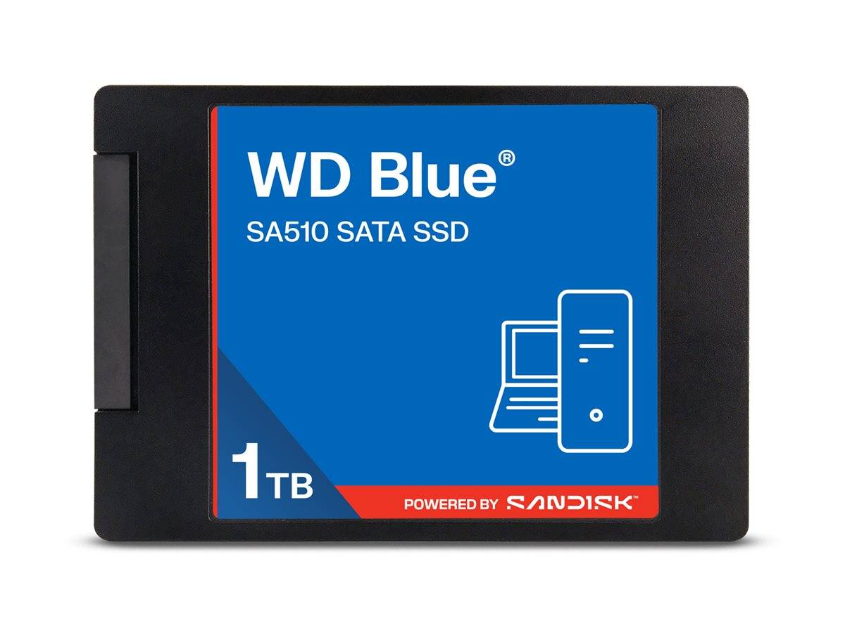 SanDisk WD Blue SA510 - SSD - 1 TB - intern - 2.5" (6.4 cm)SATA 6Gb/s