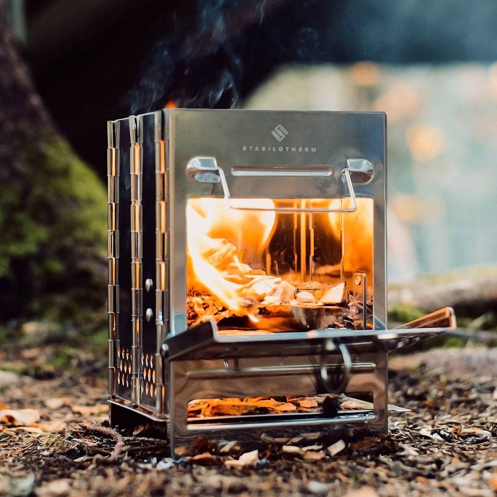 Stabilotherm Wood Stove Tower 1 Grillkamin - Silber