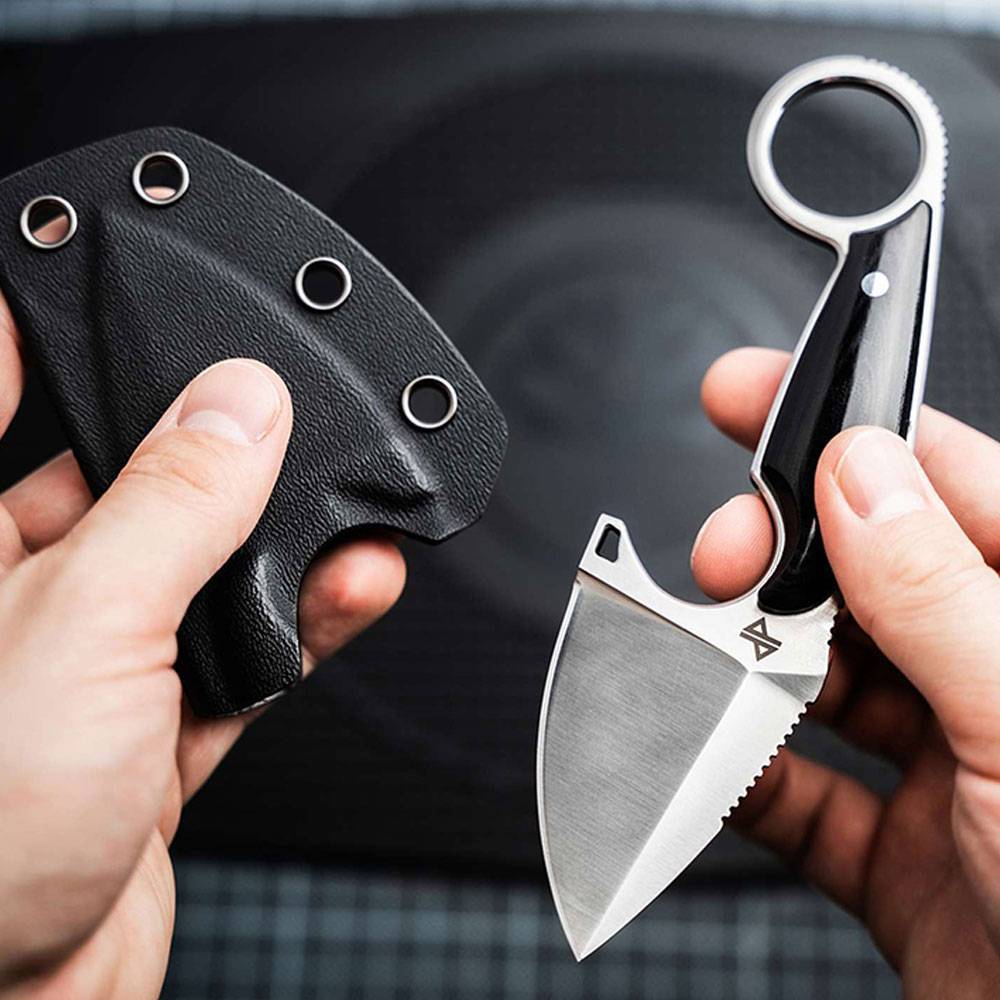 Böker Plus Enki Feststehendes Messer - Black (Schwarz)