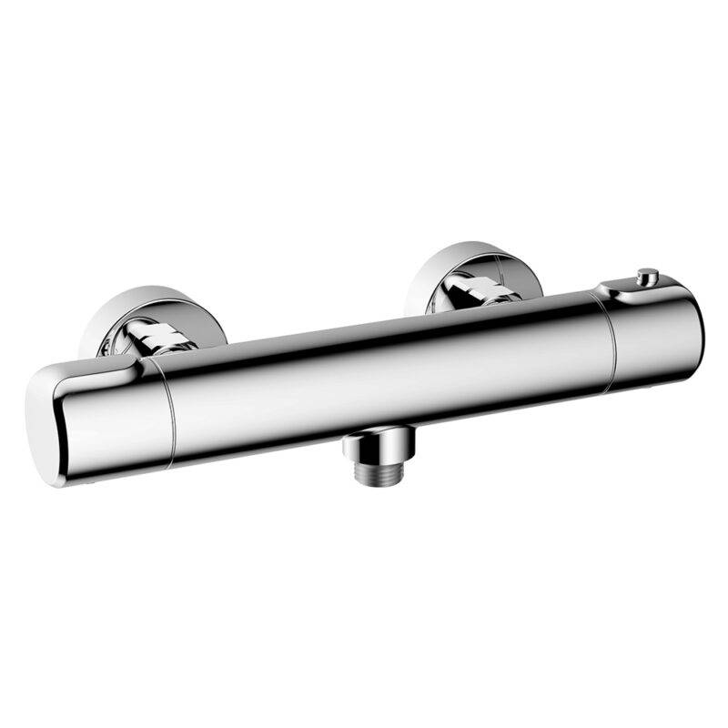 Beitz & Walz AQVATHERM Brause AP Thermostat 1/2" rund chrom