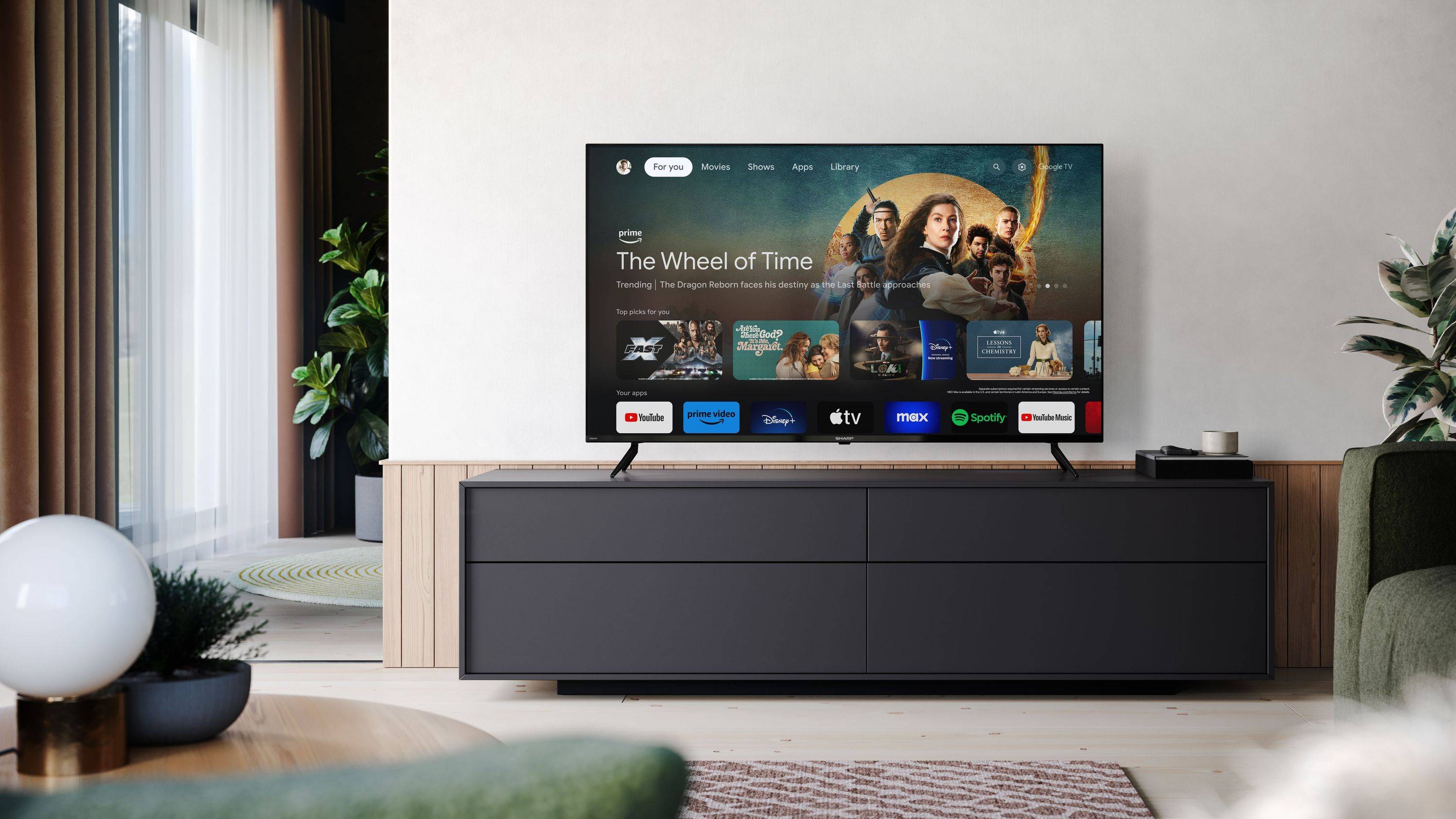 Sharp 50GL4060E - 50 Zoll 4K Ultra HD LED Google TV Smart TV Fernseher Dolby Vision Dolby Atmos HDMI 2.1