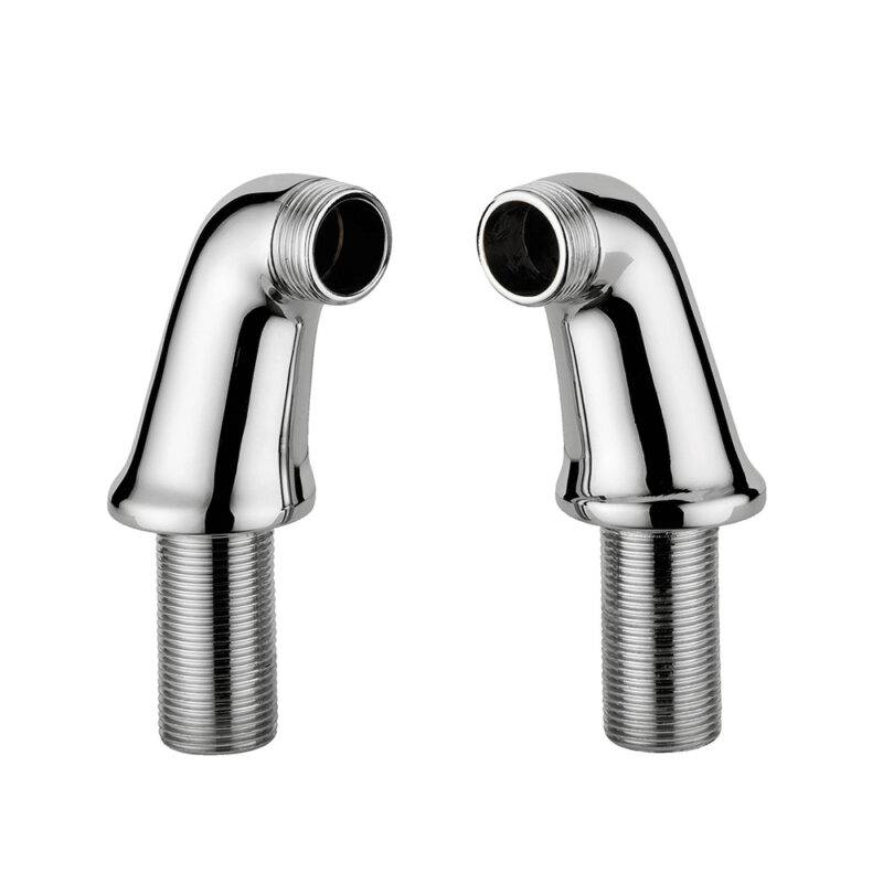 Beitz & Walz Wannenaufsatz (Paar) 3/4" x 3/4" chrom