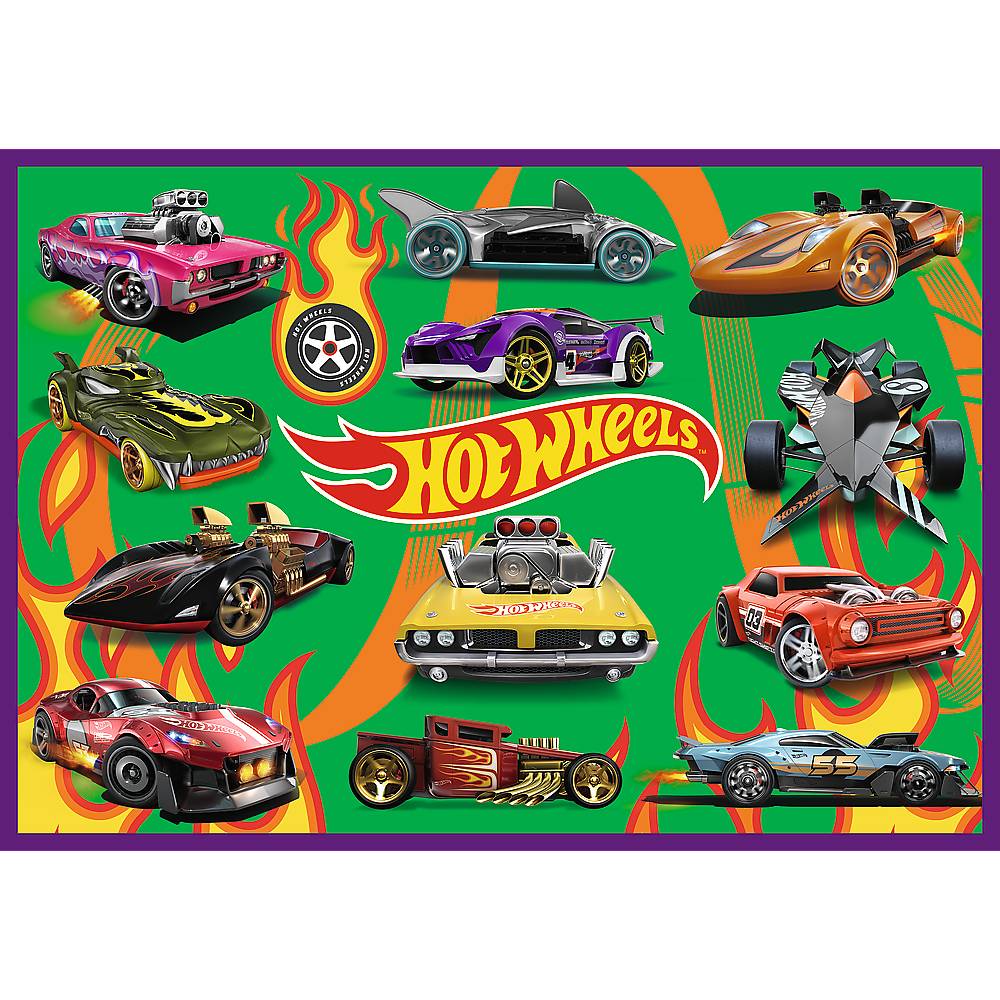 Trefl, Hot Wheels, 4x250 Teile Puzzle