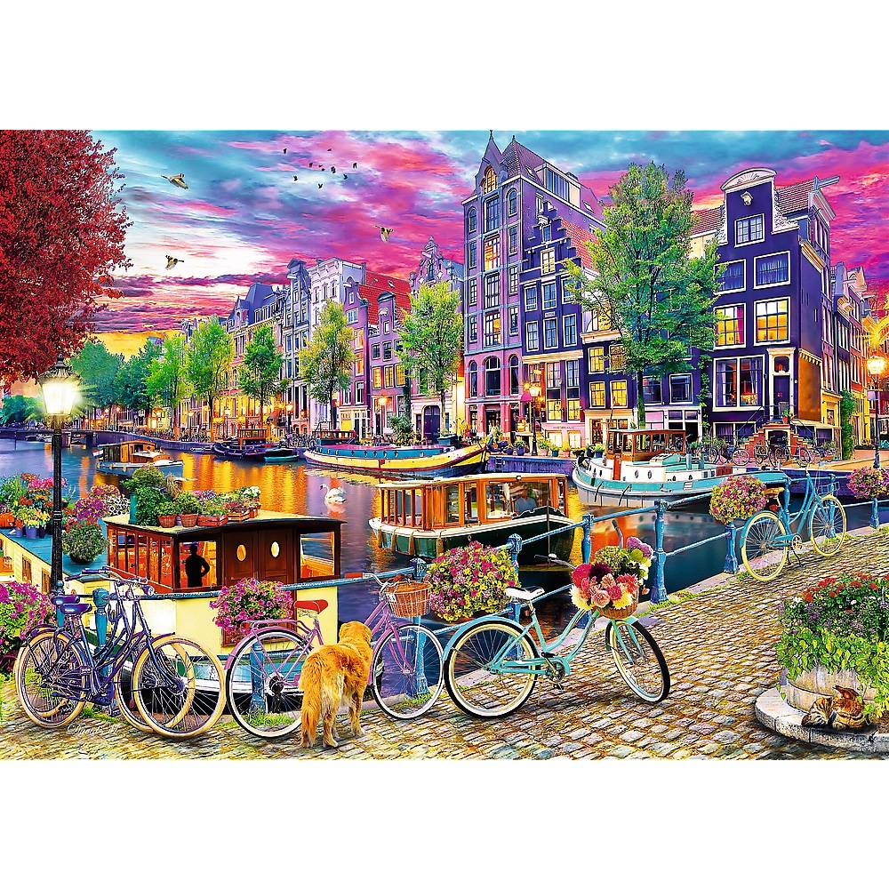 Trefl, Europäische Hauptstädte, 2x500 Teile Puzzle