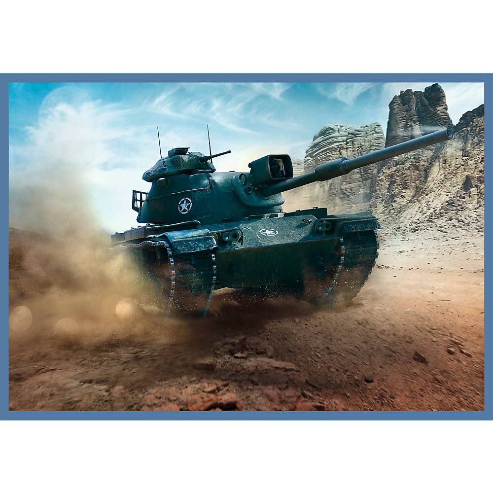 Trefl, Panzerbattle, 4x250 Teile Puzzle