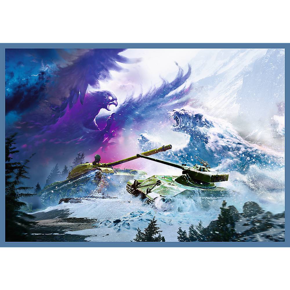 Trefl, Panzerbattle, 4x250 Teile Puzzle