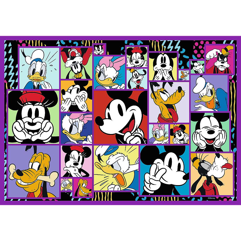 Trefl, Disney Mickey Maus und seine Freunde, 4x250 Teile Puzzle