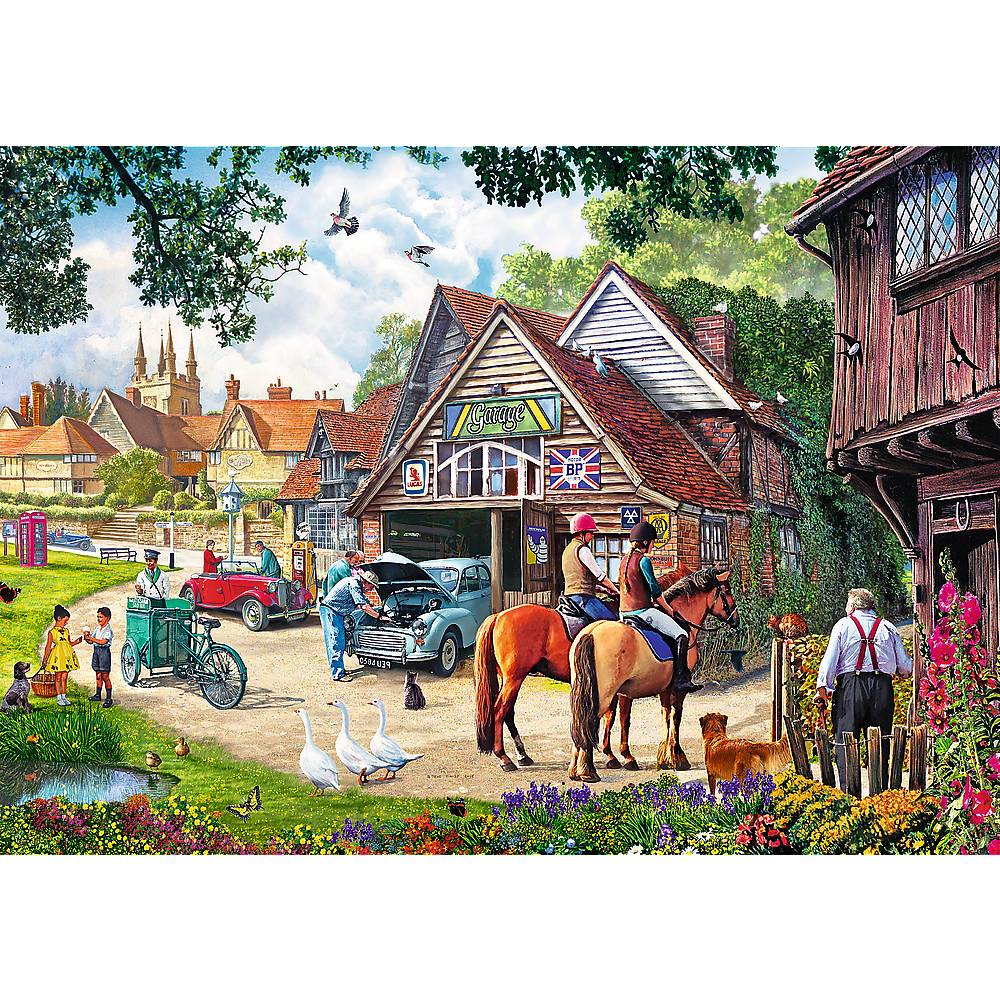 Trefl, Idyllisches Leben, 2x500 Teile Puzzle