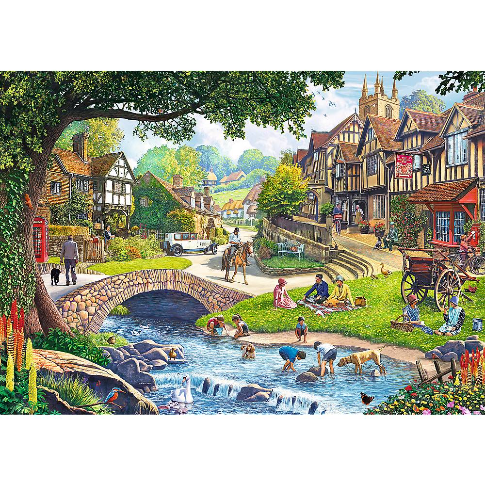 Trefl, Idyllisches Leben, 2x500 Teile Puzzle
