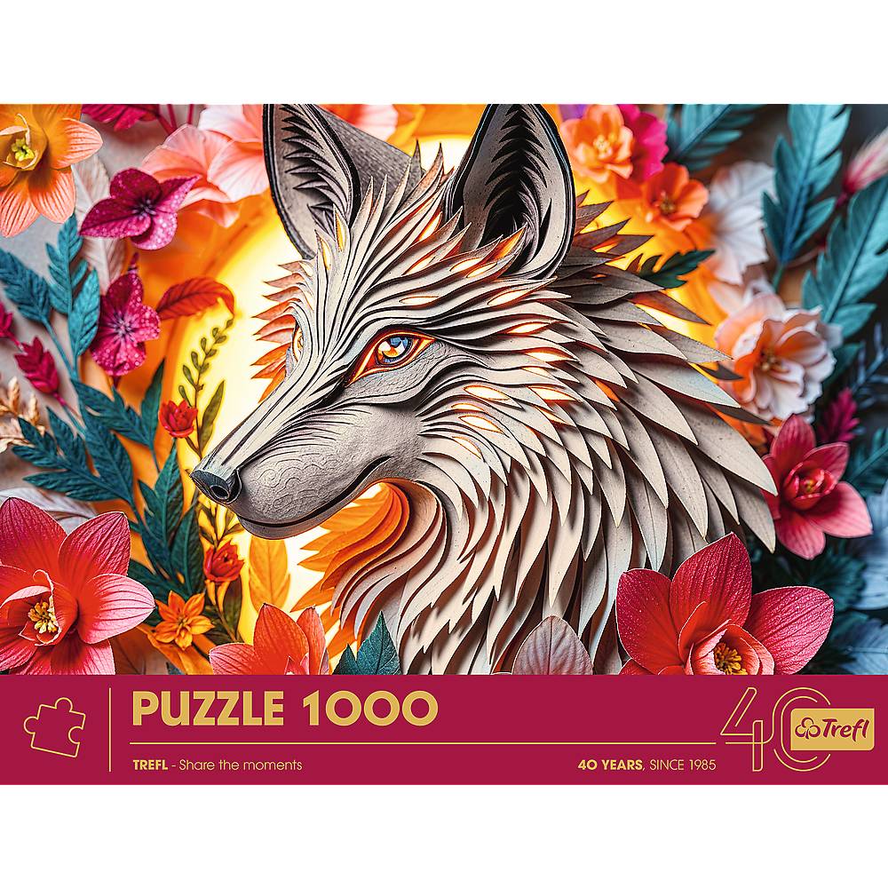 Trefl, 40 Jahre Trefl Jubiläum, Wolf, 1000 Teile Puzzle