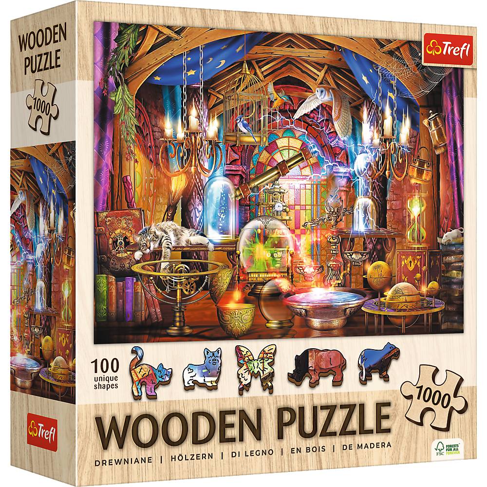 Trefl, Zauberkammer - 1000 Teile Holzpuzzle