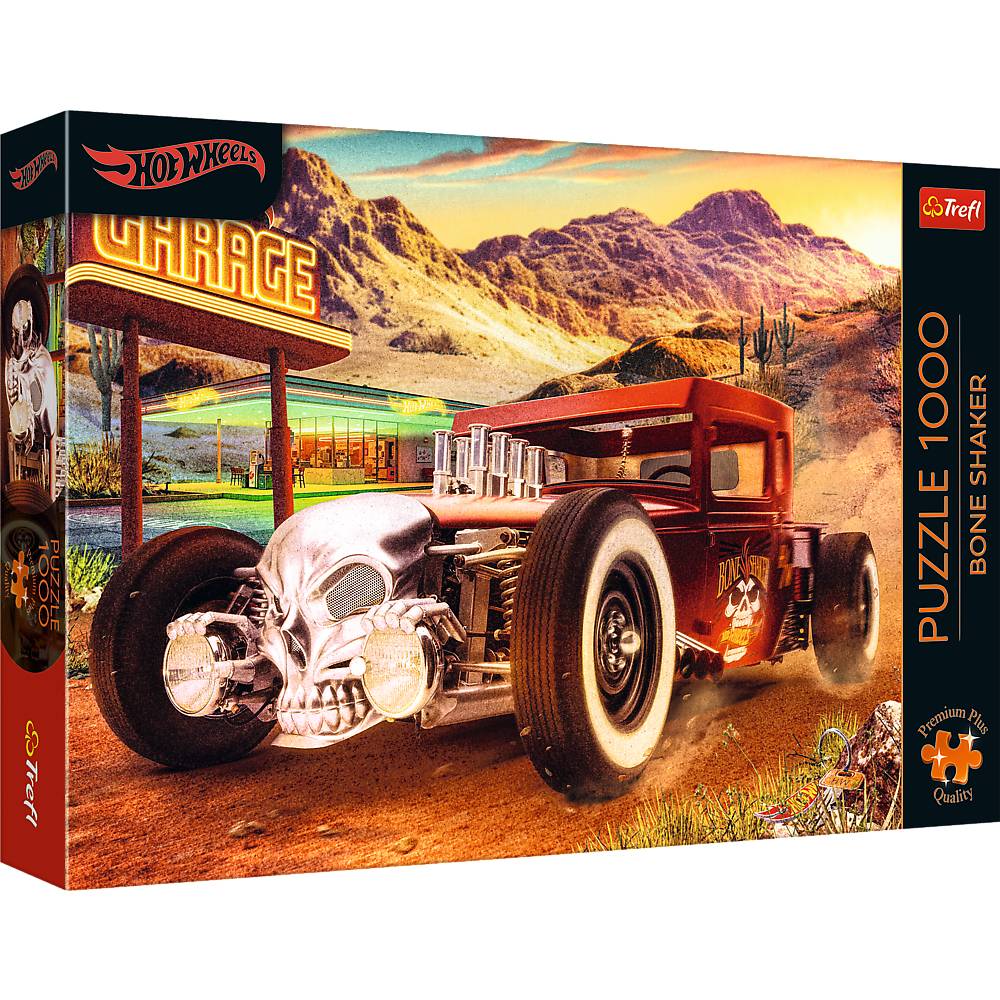 Trefl, Hot Wheels, Bone Shaker, 1000 Teile Premium Plus Puzzle