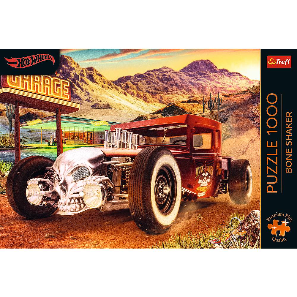 Trefl, Hot Wheels, Bone Shaker, 1000 Teile Premium Plus Puzzle