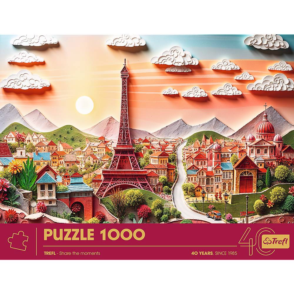 Trefl, 40 Jahre Trefl Jubiläum, Paris, 1000 Teile Puzzle