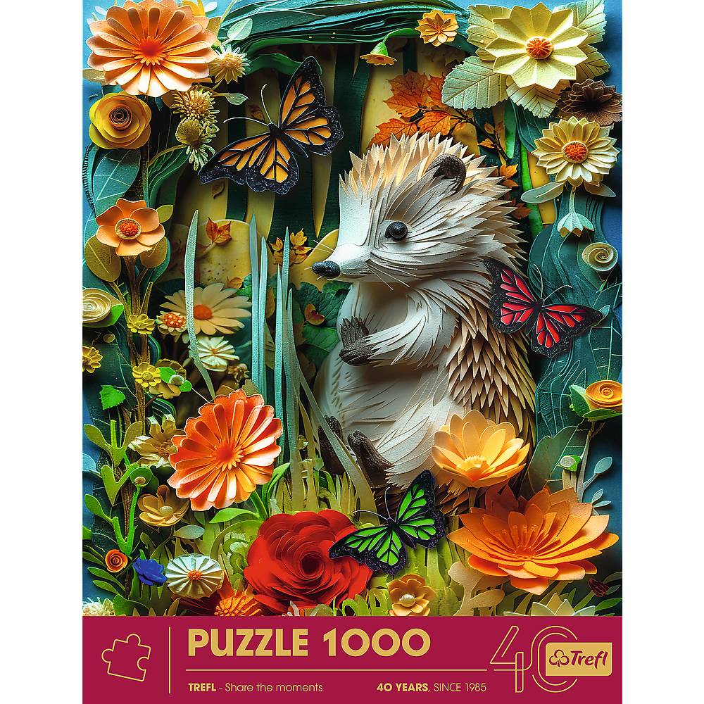 Trefl, 40 Jahre Trefl Jubiläum, Igel, 1000 Teile Puzzle