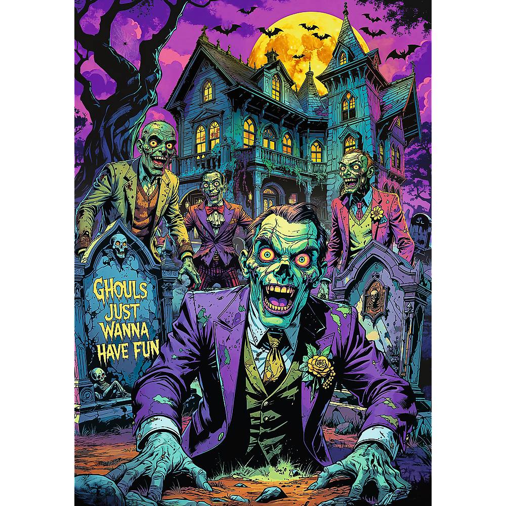 Trefl, Zombie, 1000 Teile Premium Plus Puzzle