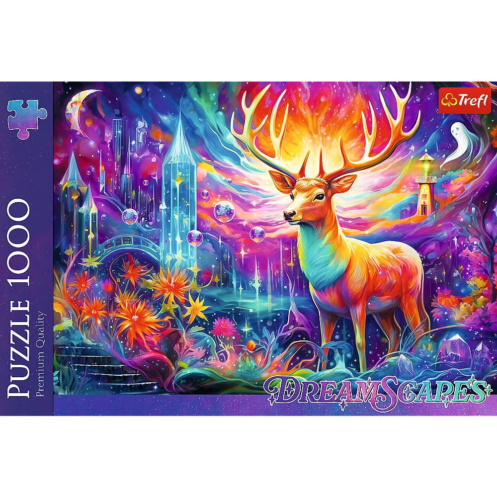 Trefl, DreamScapes Mystischer Hirsch, 1000 Teile Puzzle