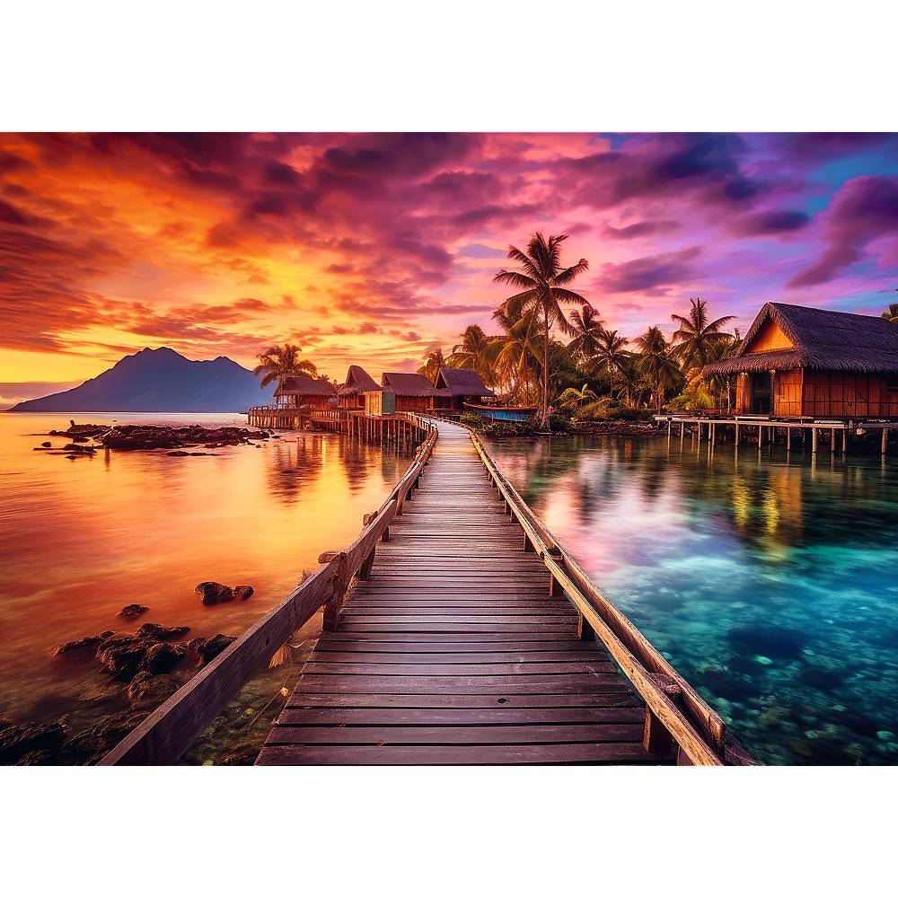Trefl, Paradies Insel, 1000 Teile Puzzle