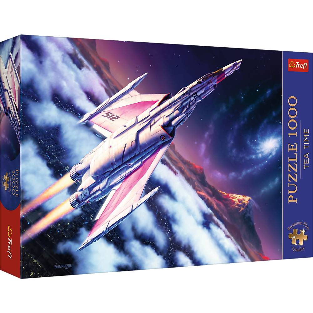 Trefl, Flug ins All, 1000 Teile Premium Plus Puzzle