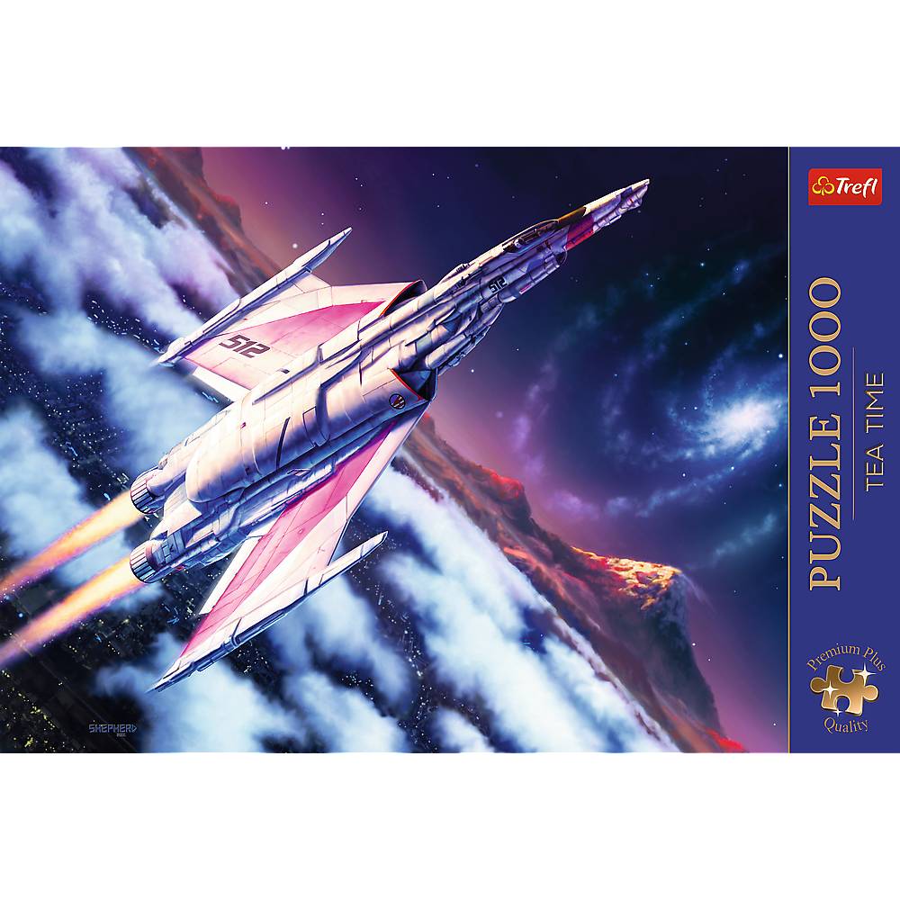 Trefl, Flug ins All, 1000 Teile Premium Plus Puzzle
