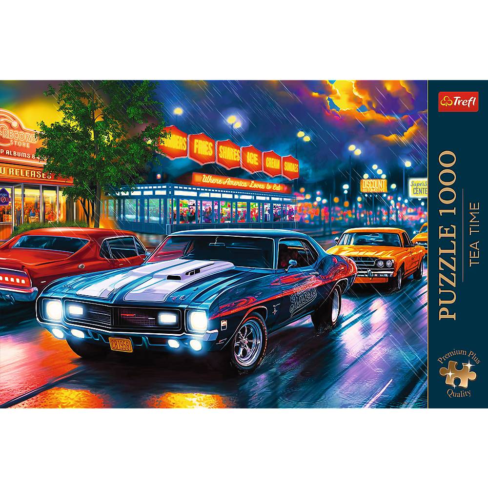 Trefl, Fahren durch die Nacht, 1000 Teile Premium Plus Puzzle