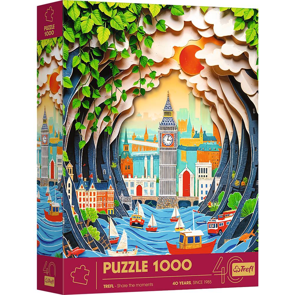 Trefl, 40 Jahre Jubiläum, London, 1000 Teile Puzzle