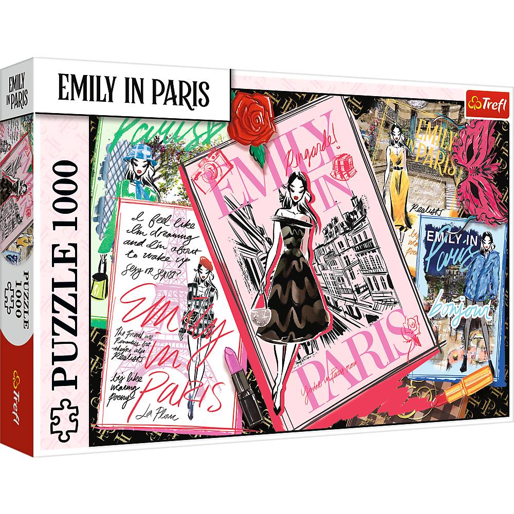 Trefl, Emily in Paris, Magazin, 1000 Teile Puzzle