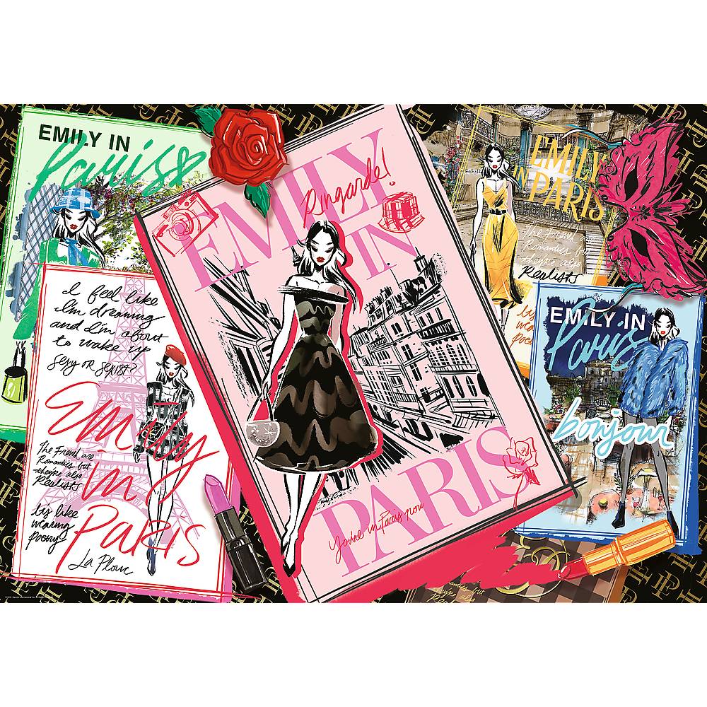 Trefl, Emily in Paris, Magazin, 1000 Teile Puzzle